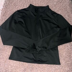 fitted black jacket
